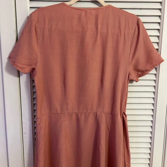 NWT Marine Layer Leonora Wrap Dress in Ash Rose, Size M - Picture 5 of 9
